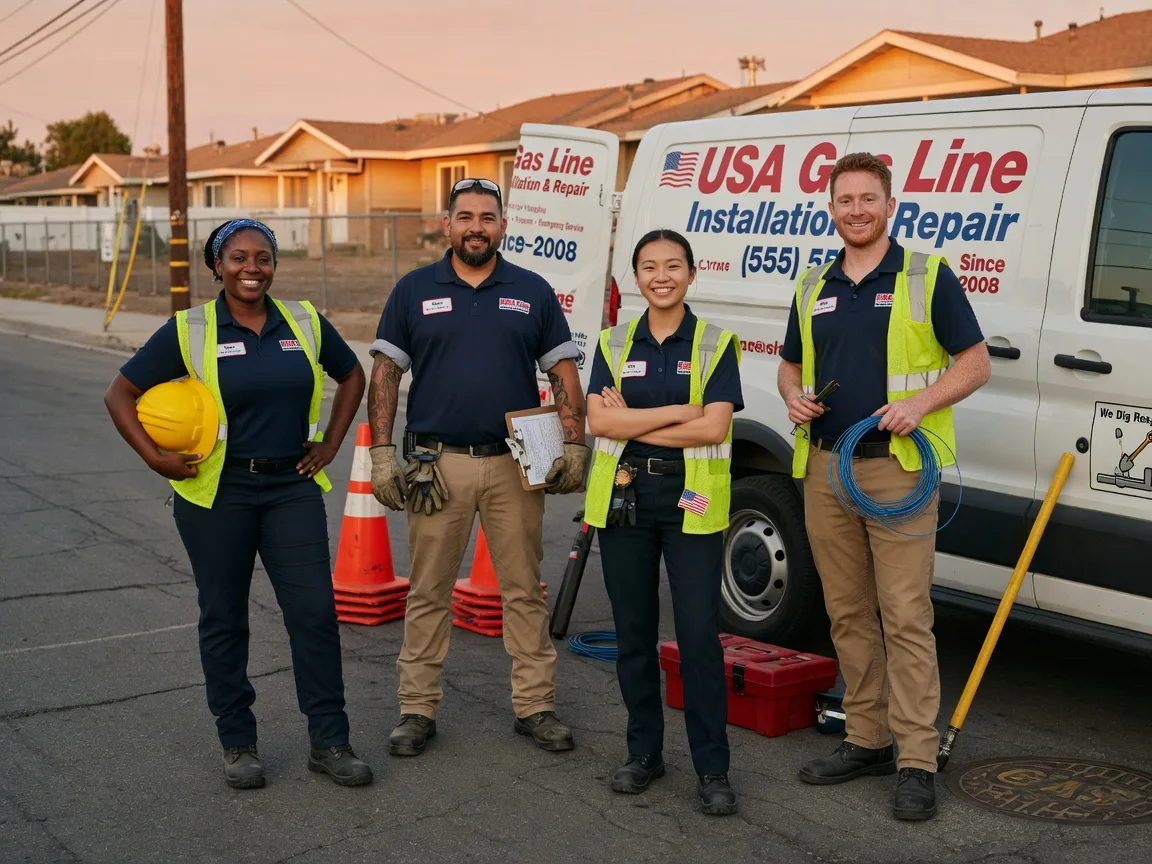 Gas Line Installation company in Era, TX
